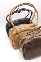 Gabi Faux Croc Shoulder Bag