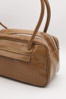 Gabi Faux Croc Shoulder Bag