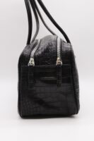 Gabi Faux Croc Shoulder Bag