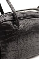 Gabi Faux Croc Shoulder Bag