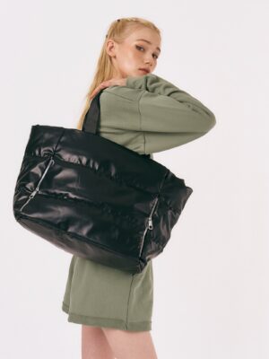 Oversized Quilted Tote