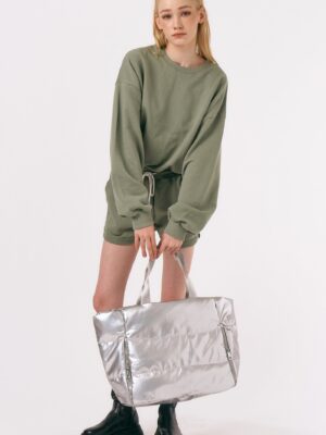 Oversized Quilted Tote