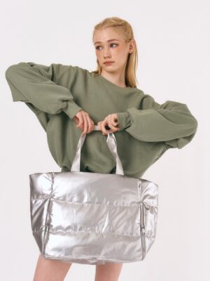 Oversized Quilted Tote