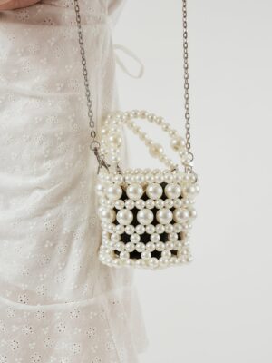 Petite Faux Pearl Purse